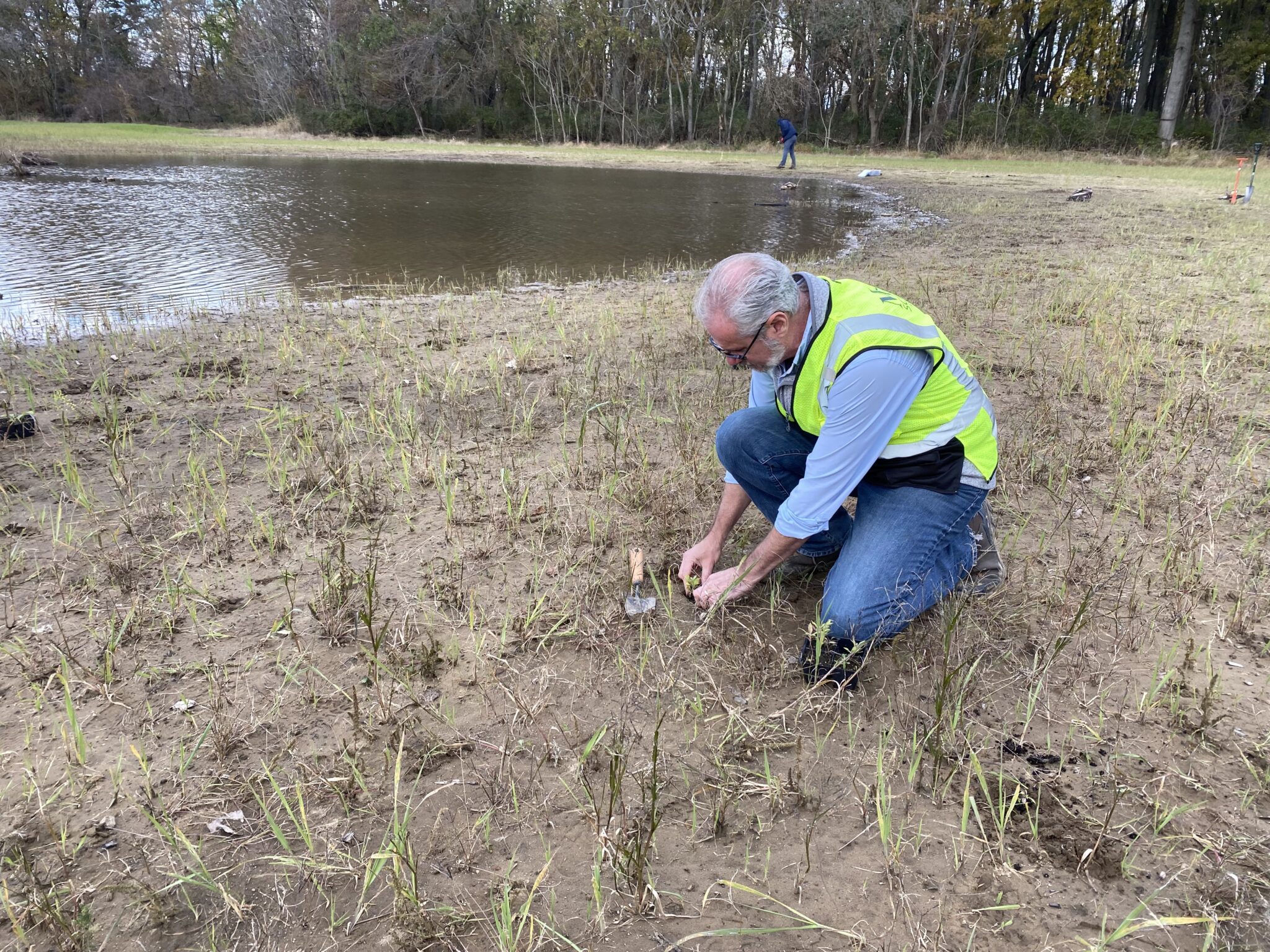 High School Learning Opportunity at Oak Openings Wetland Restoration Site